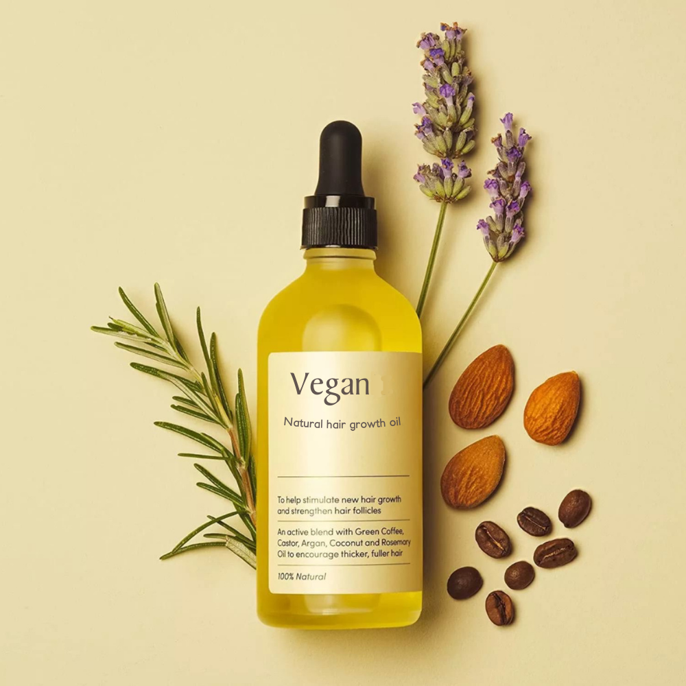 Vegan Vækst Elixir™ - Hårvækstolie - 1+1 GRATIS