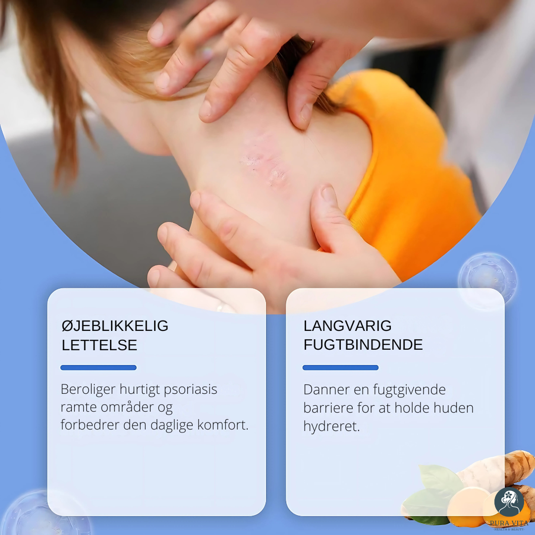 PsoriaVita™ | Hurtig og Beroligende Lindring til Psoriasisudsat Hud