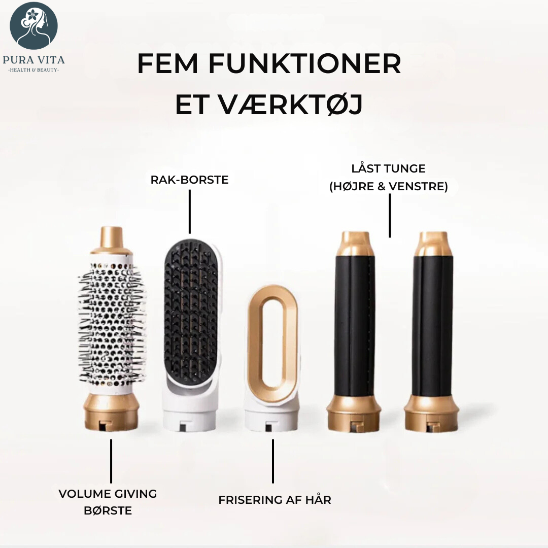 StyloMax™ | 5-i-1 Luksus Hårstyler